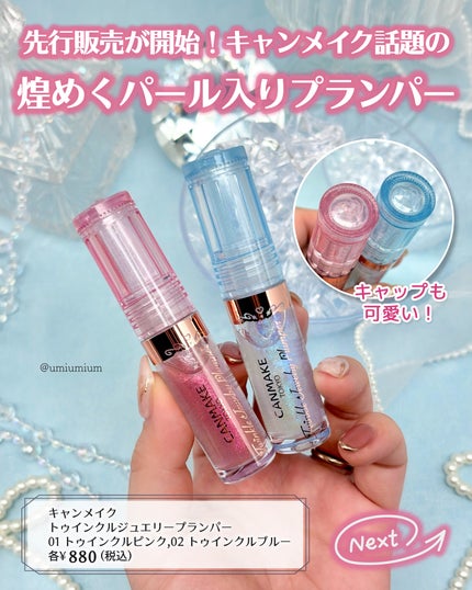 トゥインクルジュエリープランパー/キャンメイク/リップグロスを使ったクチコミ(2枚目)