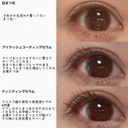 コスノリ アイラッシュティンティングセラム/COSNORI/まつげ美容液を使ったクチコミ(4枚目)