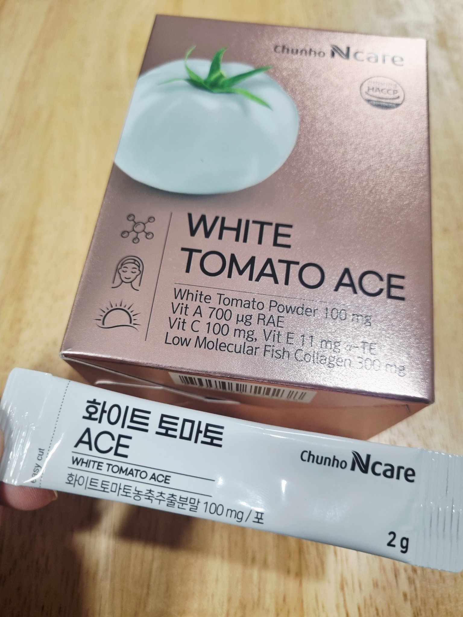 ChunhoNcare  ホワイトトマト ACE 1box 30包のクチコミ「ChunhoNcare
🍅ホワイトトマト ACE 🍅1box 30包


この商品はホワイトト.....」（1枚目）