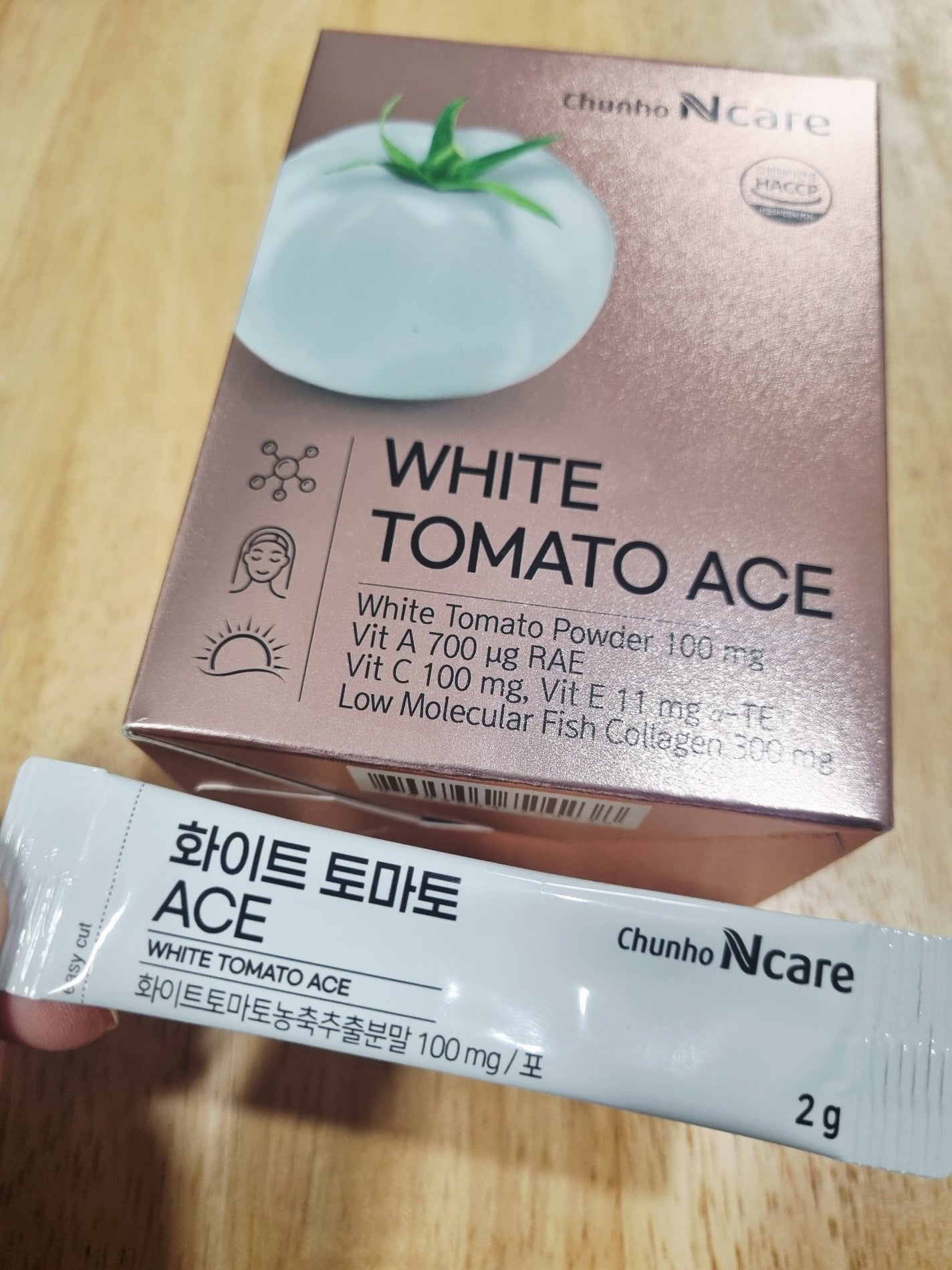 ホワイトトマト ACE 1box 30包/ChunhoNcare/美容サプリメントを使ったクチコミ(1枚目)