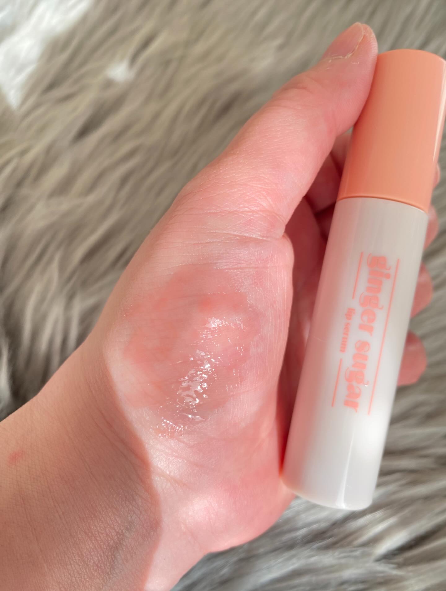 ジンジャーシュガーカラーリップセラム/ETUDE/リップ美容液を使ったクチコミ（2枚目）