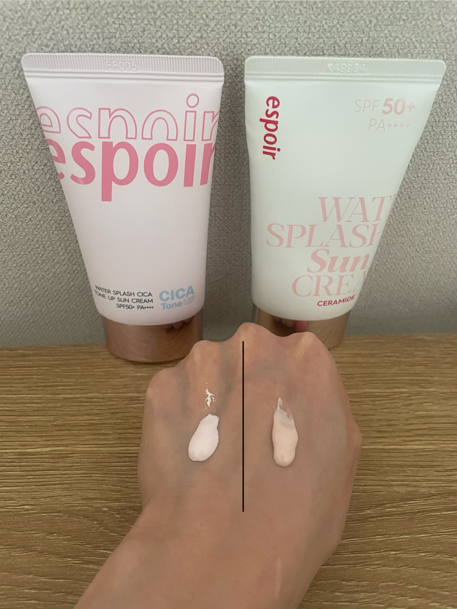 ウォータースプラッシュシカトーンアップクリーム/espoir/化粧下地を使ったクチコミ（2枚目）