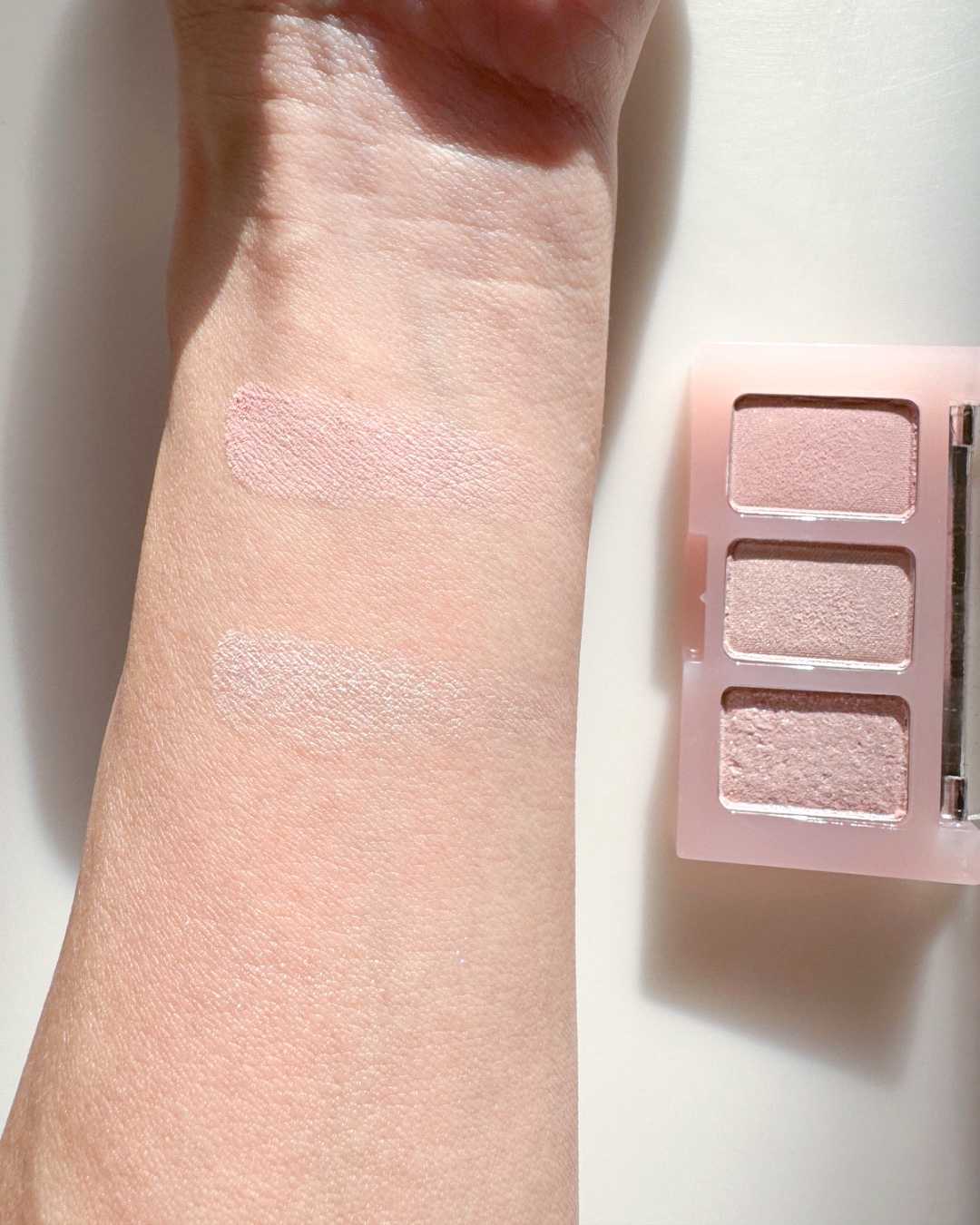 トリプルアイパレット/hana by hince/アイシャドウパレットを使ったクチコミ（2枚目）