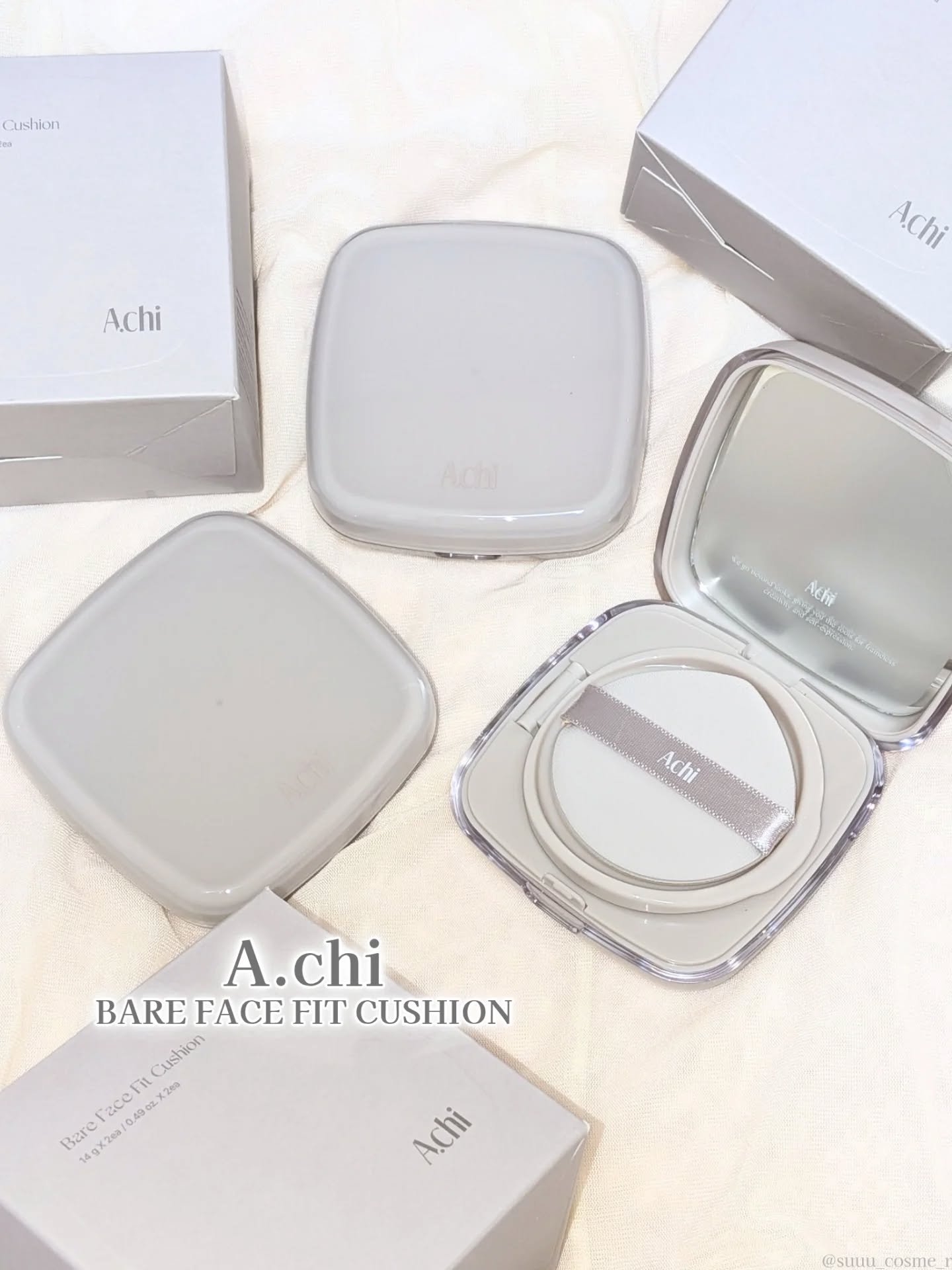 すっぴんフィットクッション/A.chi/クッションファンデーションを使ったクチコミ（1枚目）