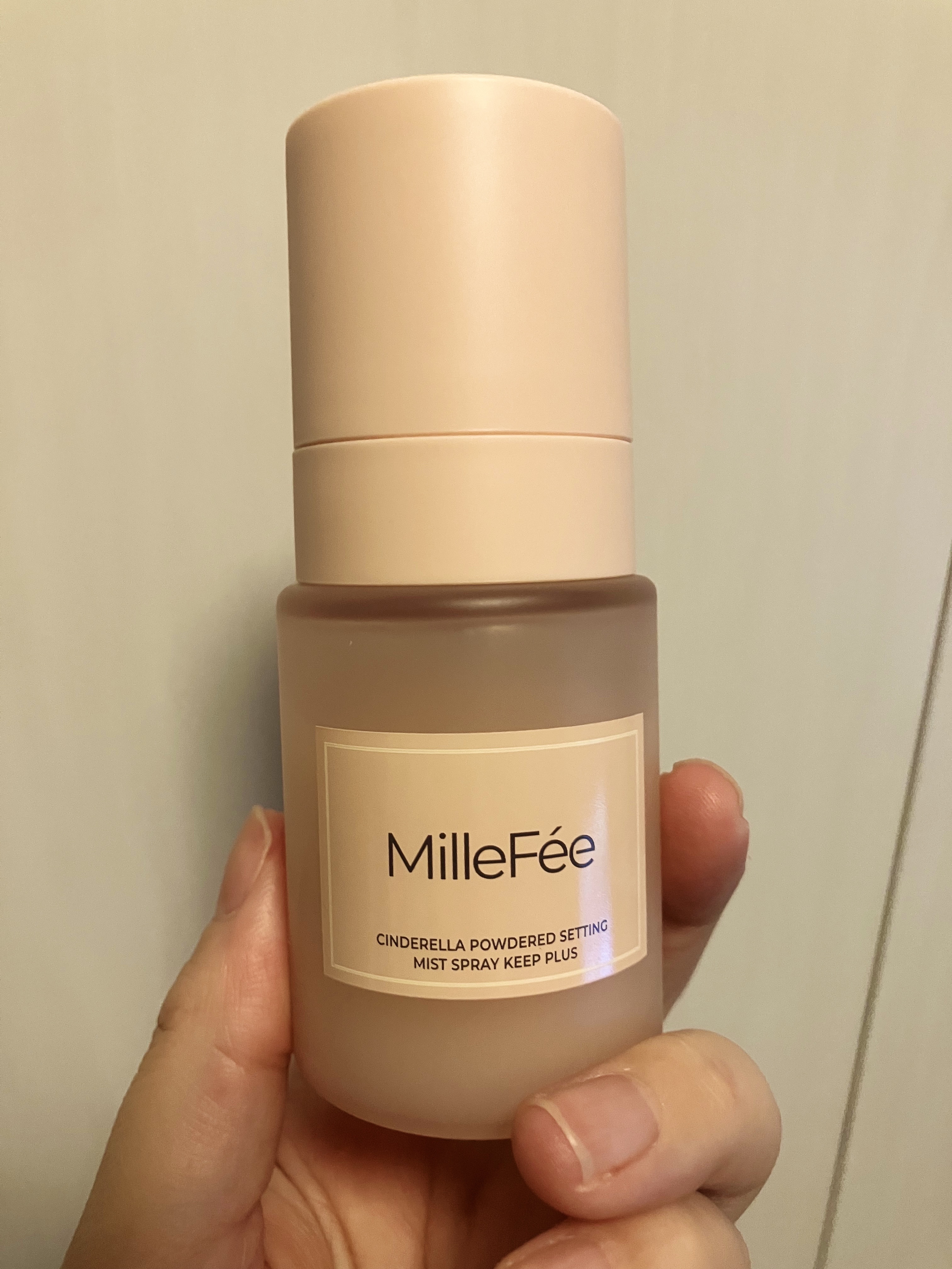 シンデレラパウダリーミスト キープ+/MilleFée/フィックスミストを使ったクチコミ（1枚目）
