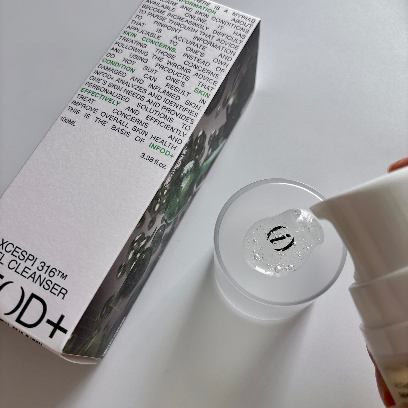 エグゼスピ316ジェルクレンザー/INFODPLUS/クレンジングジェルを使ったクチコミ(2枚目)