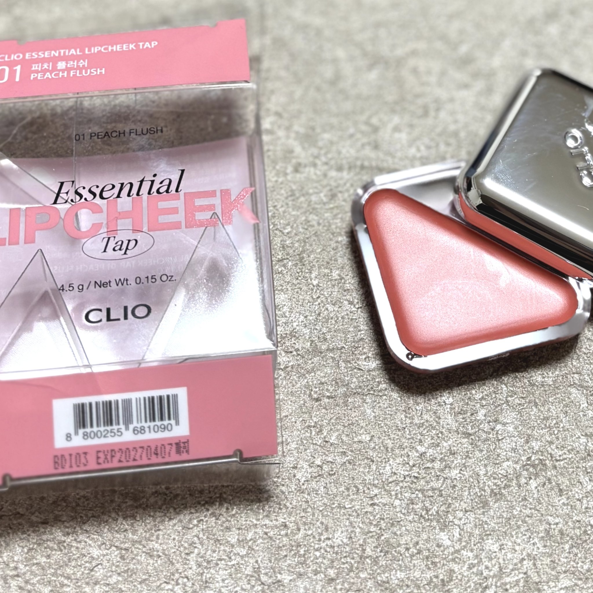 エッセンシャル リップチーク タップ/CLIO/ジェル・クリームチークを使ったクチコミ（2枚目）