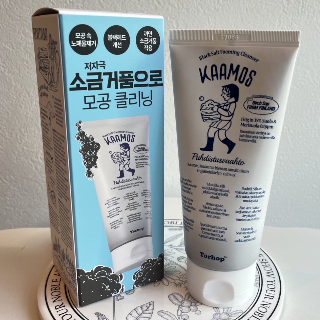 ブラック泡クレンザ/Torhop/泡洗顔を使ったクチコミ（1枚目）