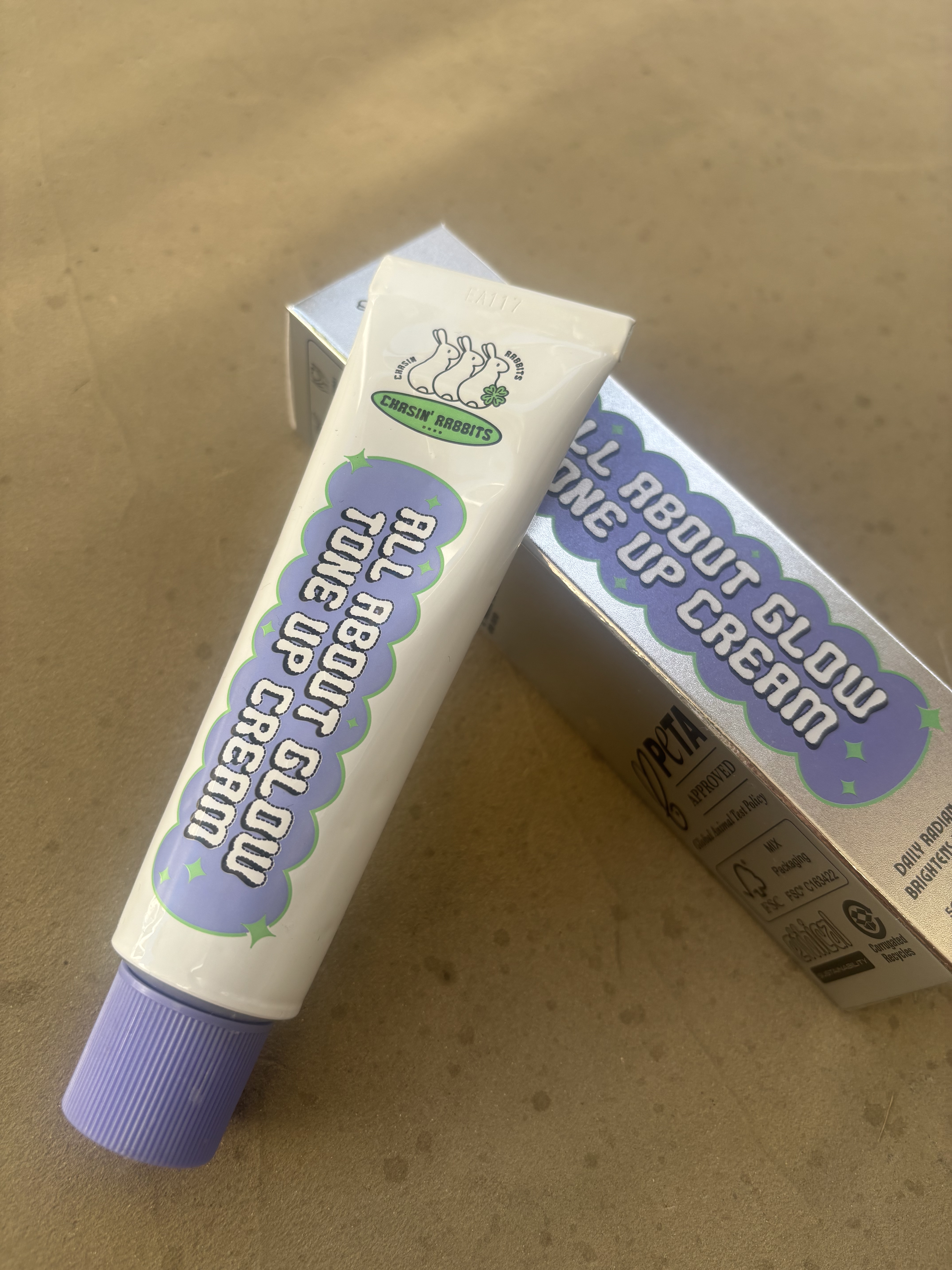 オールアバウトグロウトーンアップクリーム/CHASIN'RABBITS/化粧下地を使ったクチコミ（1枚目）