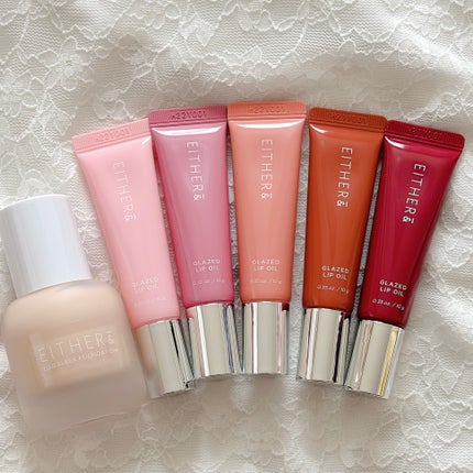 グレースドリップオイル/EITHER&/リップオイルを使ったクチコミ(1枚目)