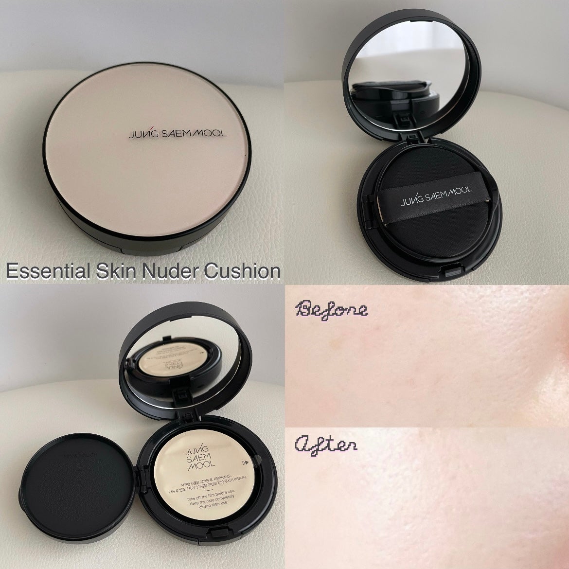 エッセンシャル スキン ヌーダー クッション/JUNG SAEM MOOL/クッションファンデーションを使ったクチコミ(1枚目)