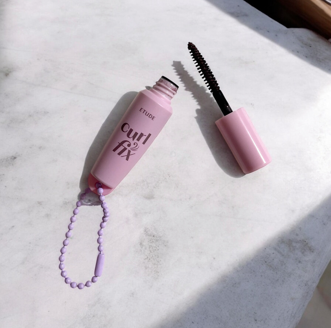 カールフィックスマスカラ モーヴブラウン (ミニサイズ4g)/ETUDE/マスカラを使ったクチコミ（1枚目）