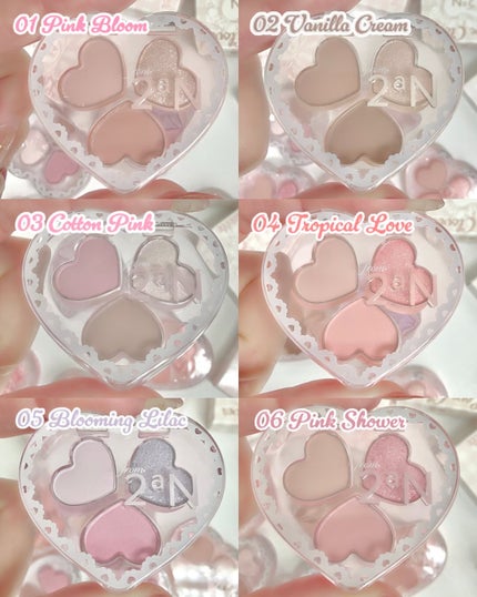 ラブクローバーパレット/2aN/アイシャドウパレットを使ったクチコミ(3枚目)