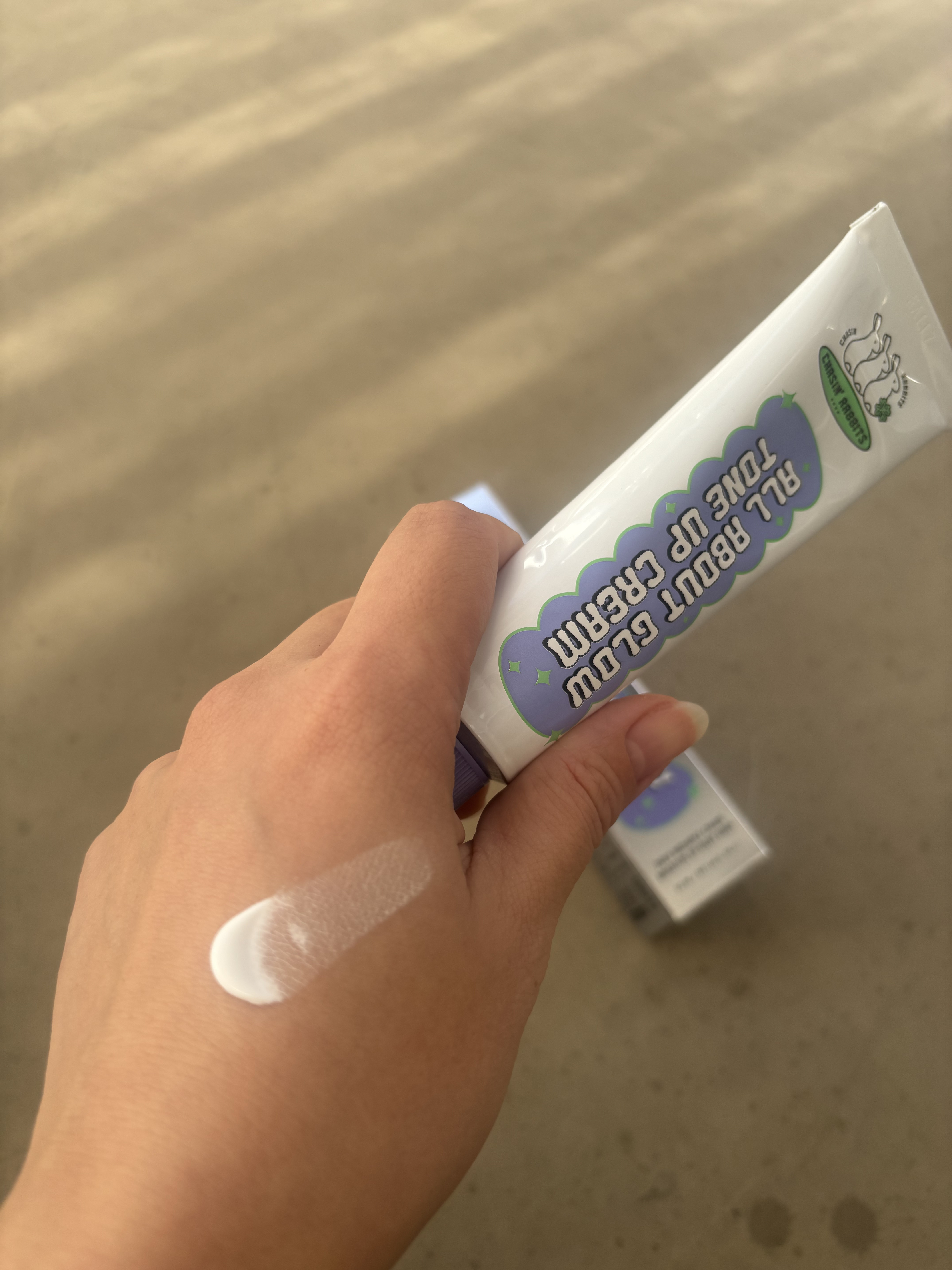 オールアバウトグロウトーンアップクリーム/CHASIN'RABBITS/化粧下地を使ったクチコミ（2枚目）