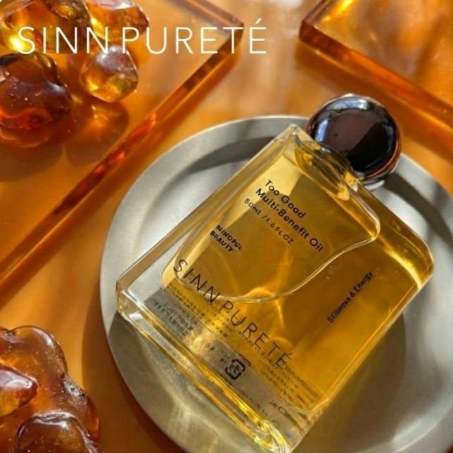 SINN PURETÉ
トゥーグッド マルチベネフィットオイル / Purification of Mind

柑橘のさっぱりとしたヘアケアオイル。
サラサラに仕上がります✨
オイル特有のべたつきや重たさは全くないのでホントに使いやすい。
