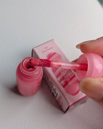 ジューシーデューイグロウティント/dasique/リップティントを使ったクチコミ(3枚目)