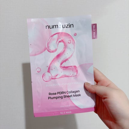 2番 うるもち65%コラーゲンシートマスク/numbuzin/シートマスク・パックを使ったクチコミ(3枚目)