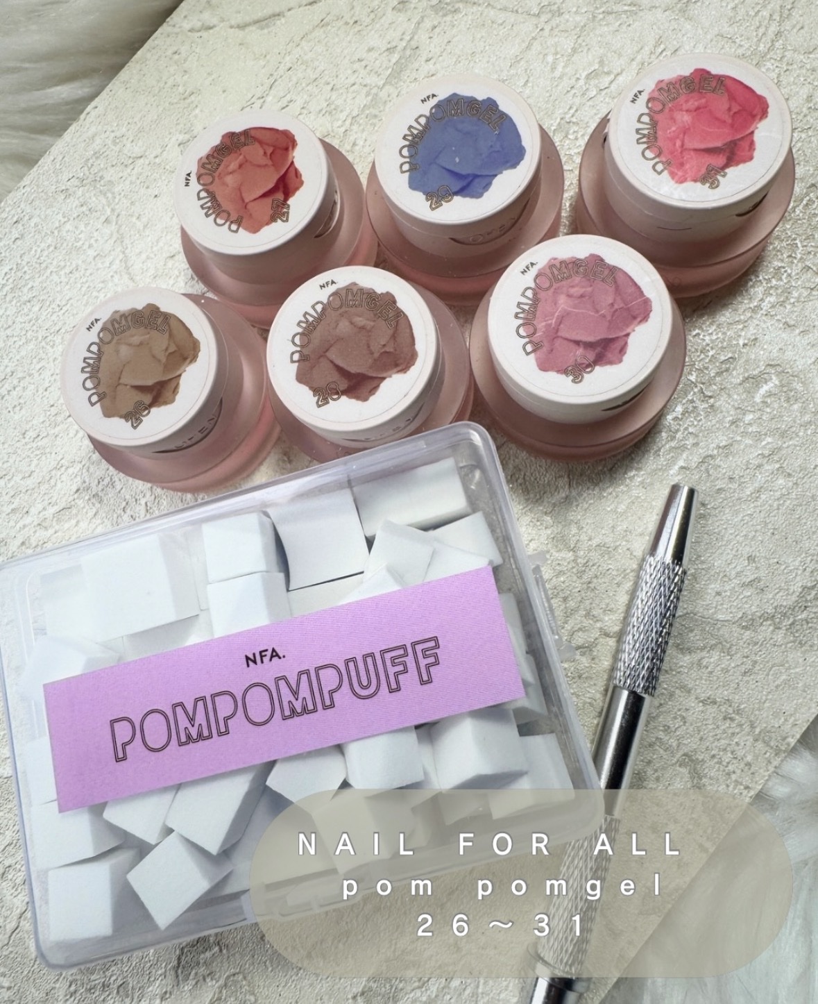 pompomgel/nail for all/ジェルネイルを使ったクチコミ（3枚目）