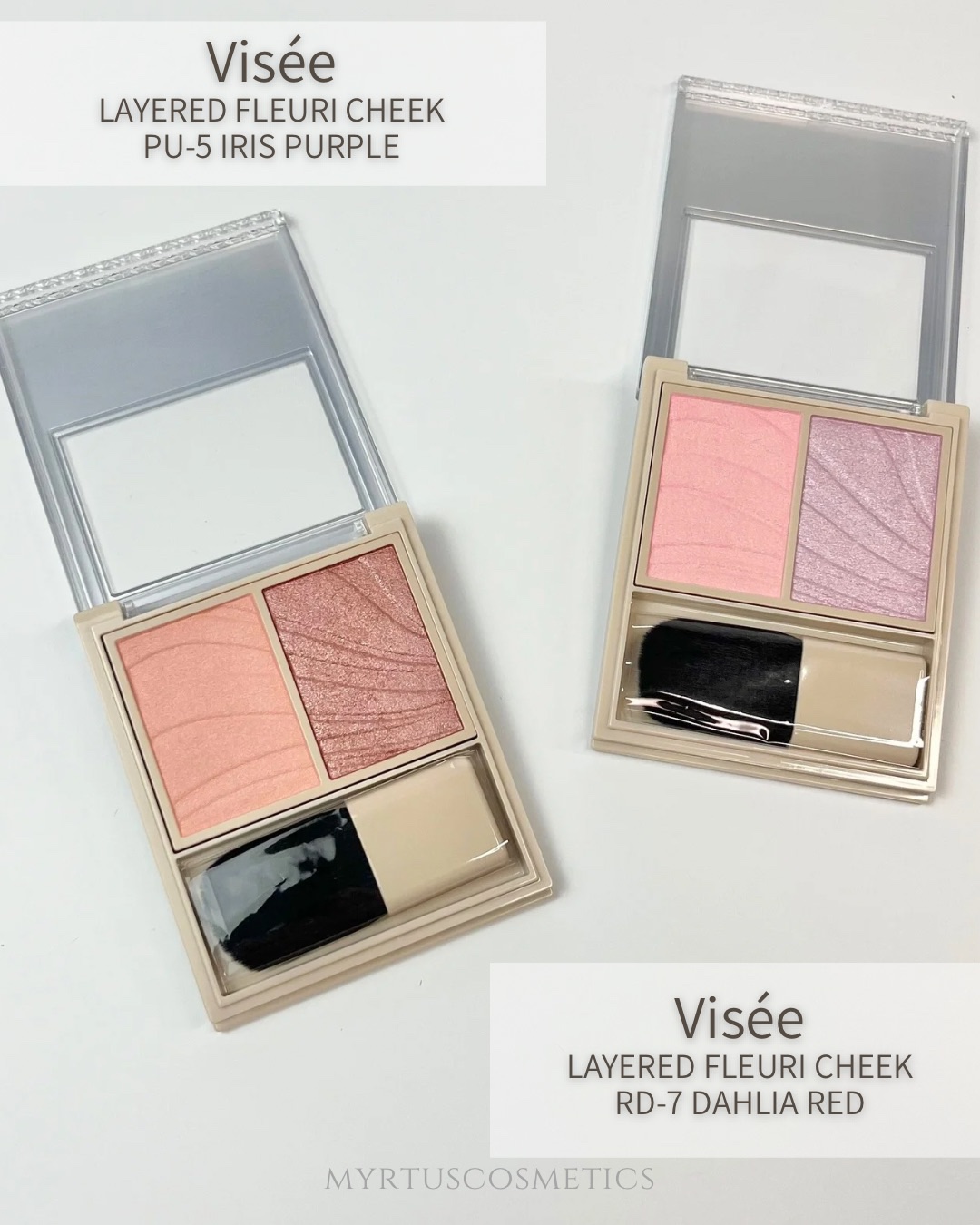 レイヤード フルリ チーク/Visée/パウダーチークを使ったクチコミ（2枚目）