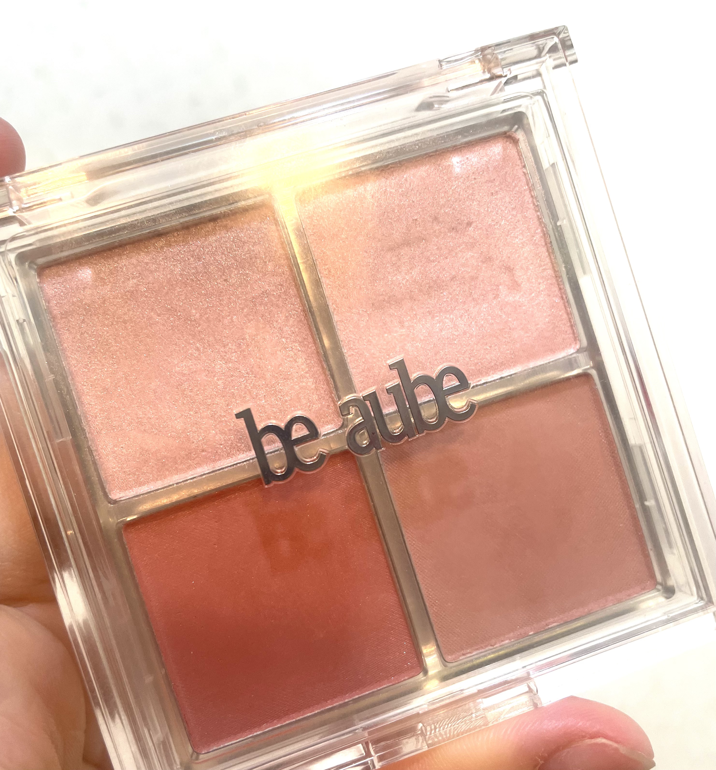 ミックスマッチチークパレット/be aube/パウダーチークを使ったクチコミ（3枚目）