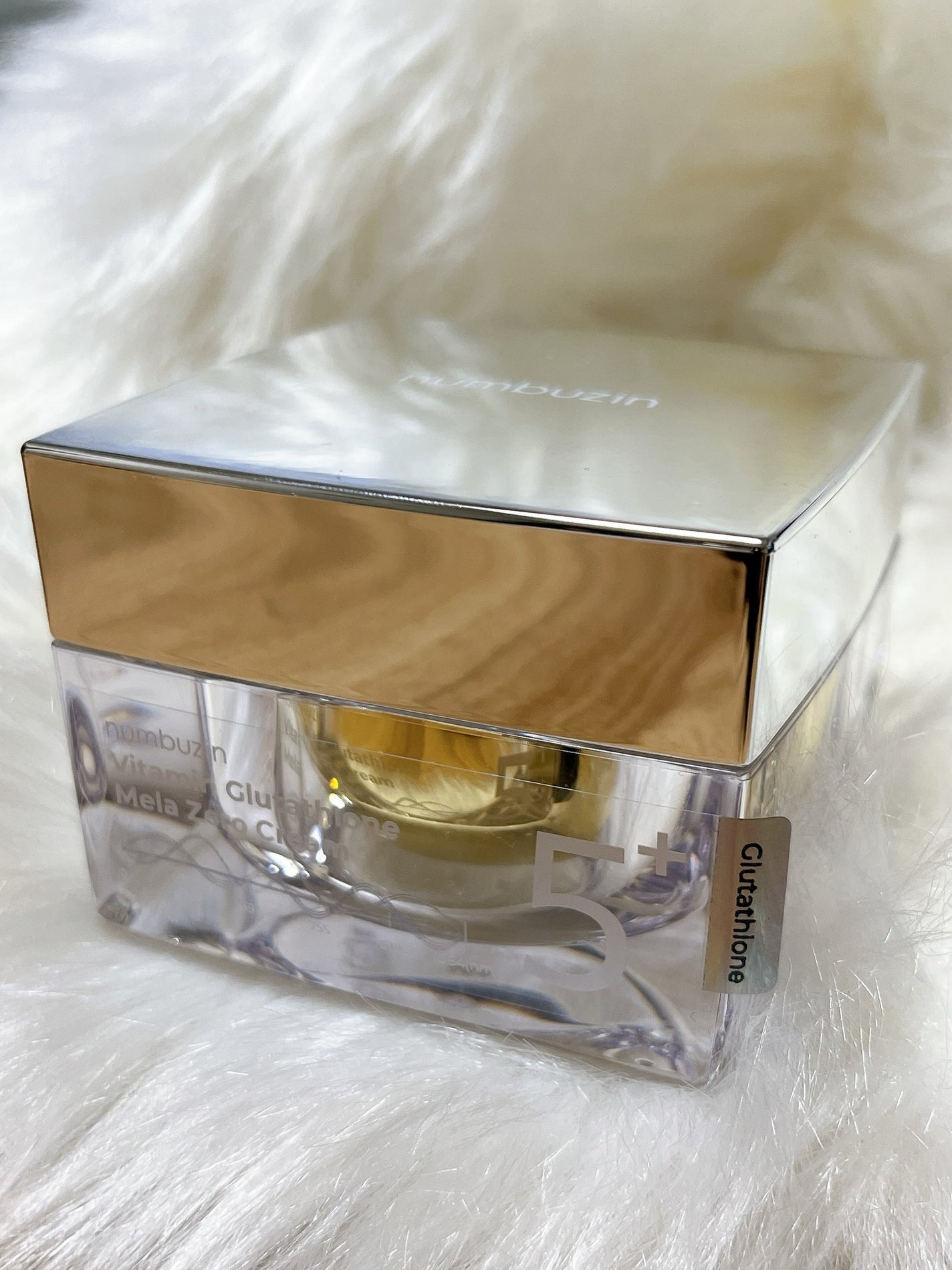 5番 白玉グルタチオンCメラゼロクリーム/numbuzin/フェイスクリームを使ったクチコミ(2枚目)