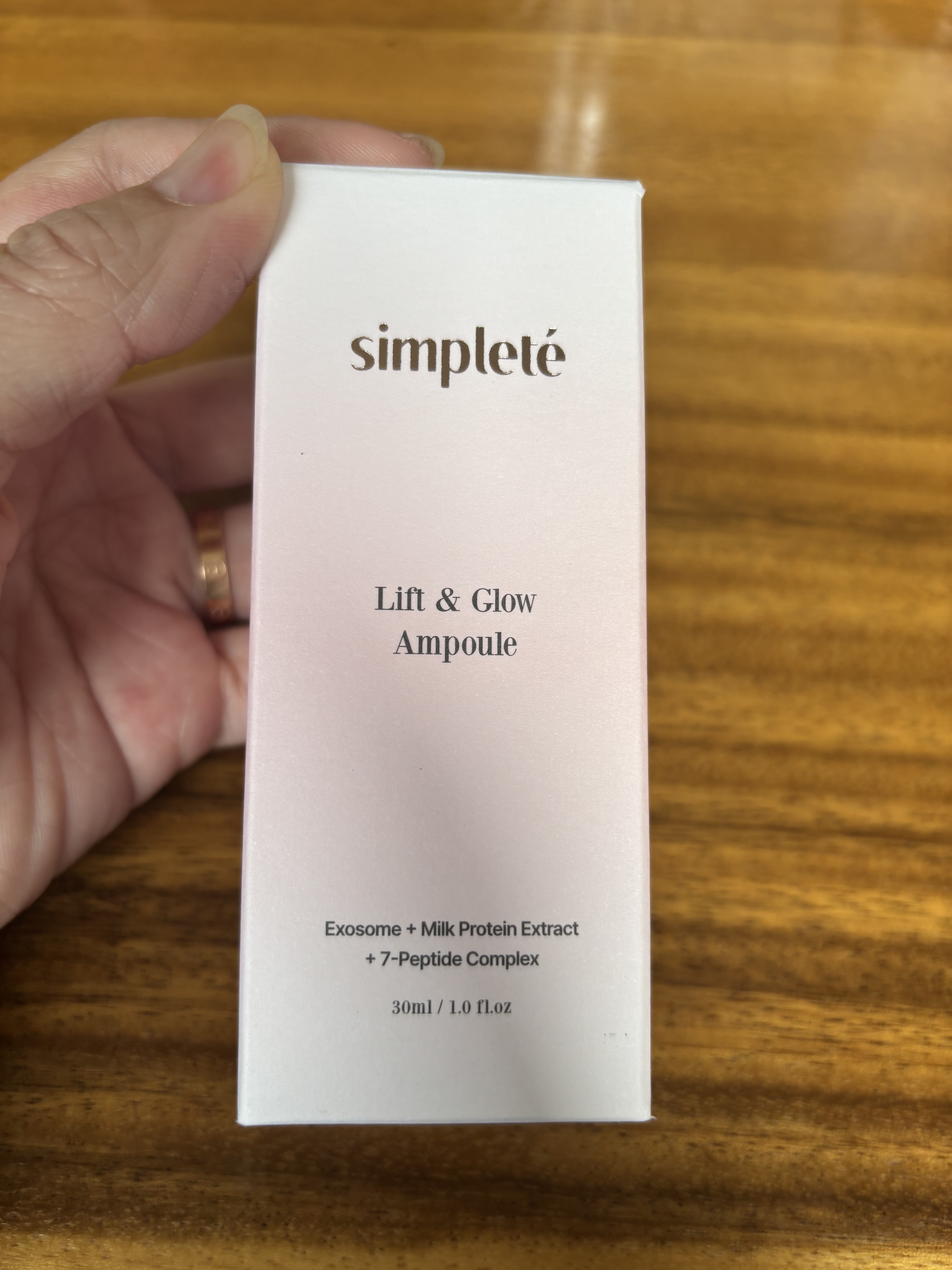 リフトアンドグローアンプル/Simplete/美容液を使ったクチコミ（1枚目）