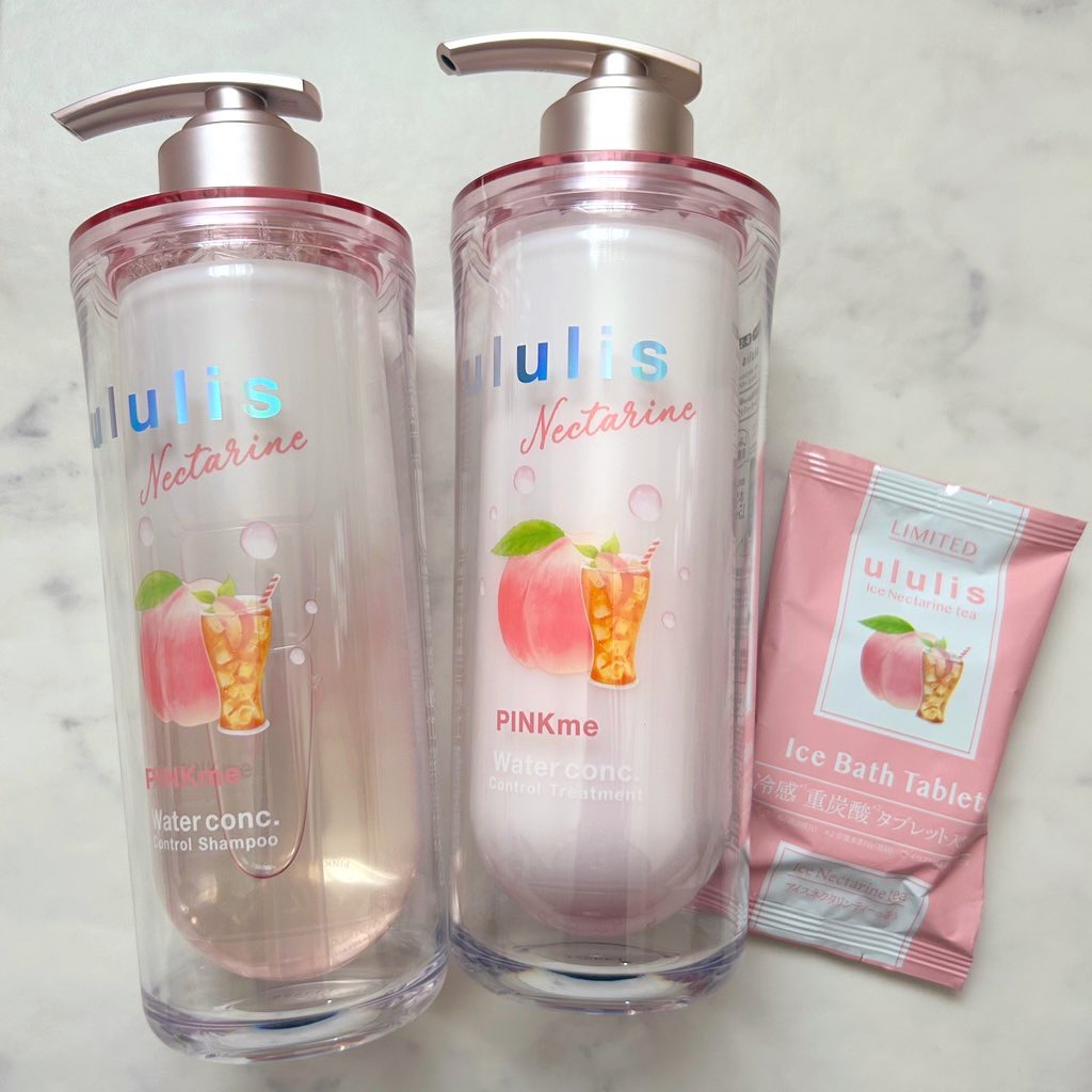 ウルリス ネクタリンティー ピンクミー コントロール シャンプー＆ヘアトリートメント/ululis/市販シャンプーを使ったクチコミ（1枚目）