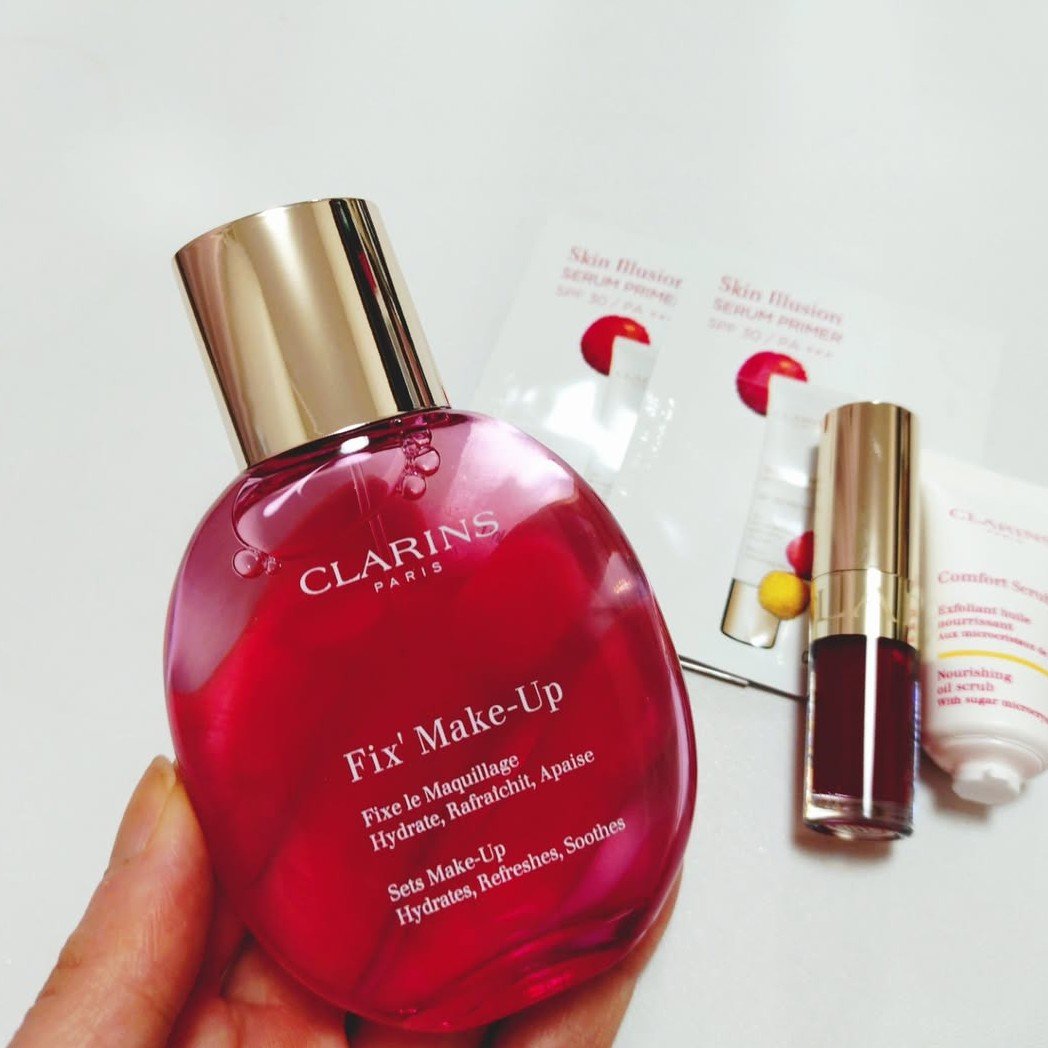 フィックス メイクアップ N/CLARINS/ミスト状化粧水を使ったクチコミ（2枚目）