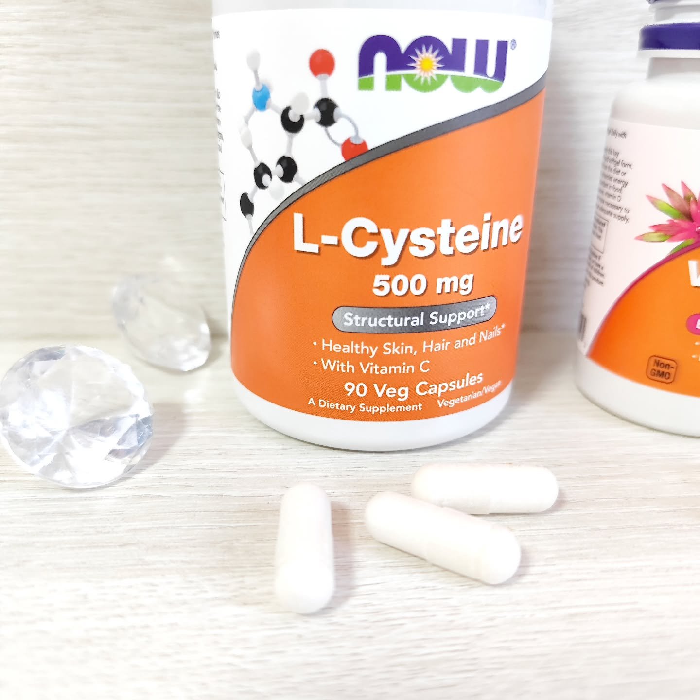 L-システイン/Now Foods/美容サプリメントを使ったクチコミ（2枚目）