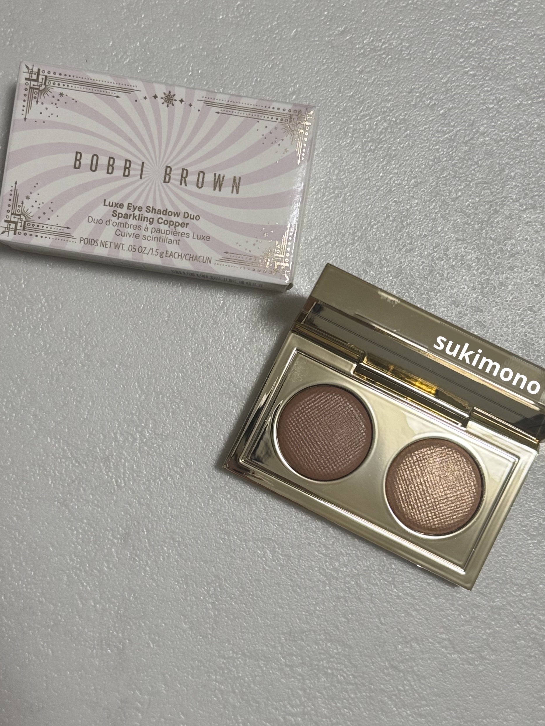 リュクス アイシャドウ デュオ/BOBBI BROWN/アイシャドウパレットを使ったクチコミ（2枚目）