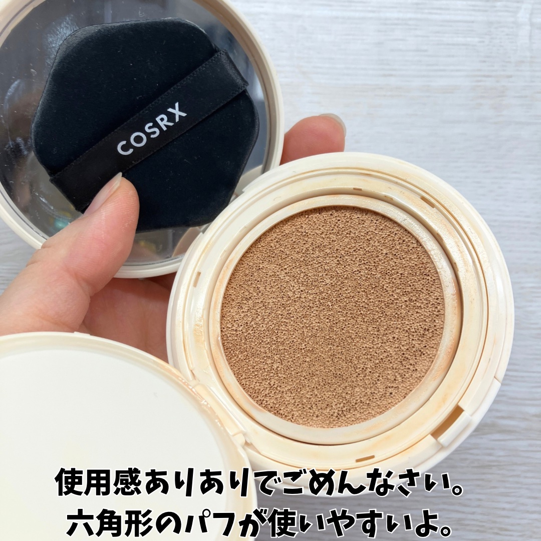 フルフィットプロポリスアンプルクッション/COSRX/クッションファンデーションを使ったクチコミ（2枚目）