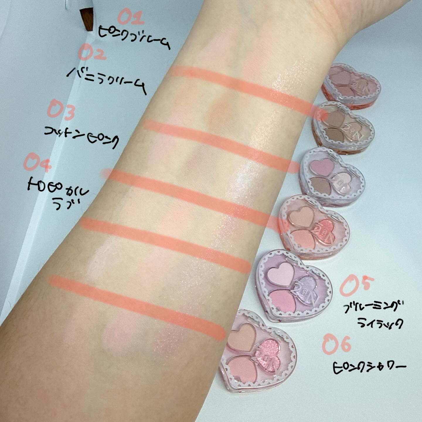 ラブクローバーパレット/2aN/アイシャドウパレットを使ったクチコミ（2枚目）