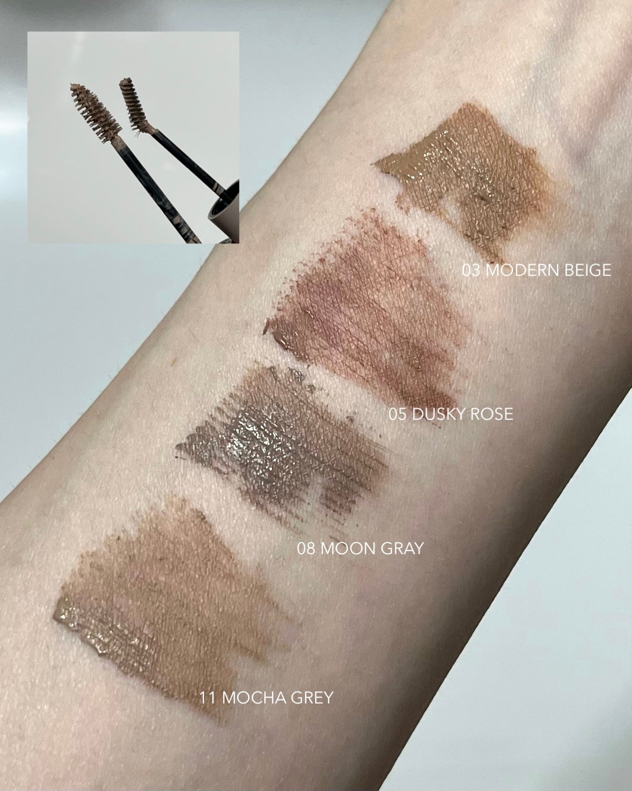 ハンオールブロウカラ/rom&nd/眉マスカラを使ったクチコミ(3枚目)