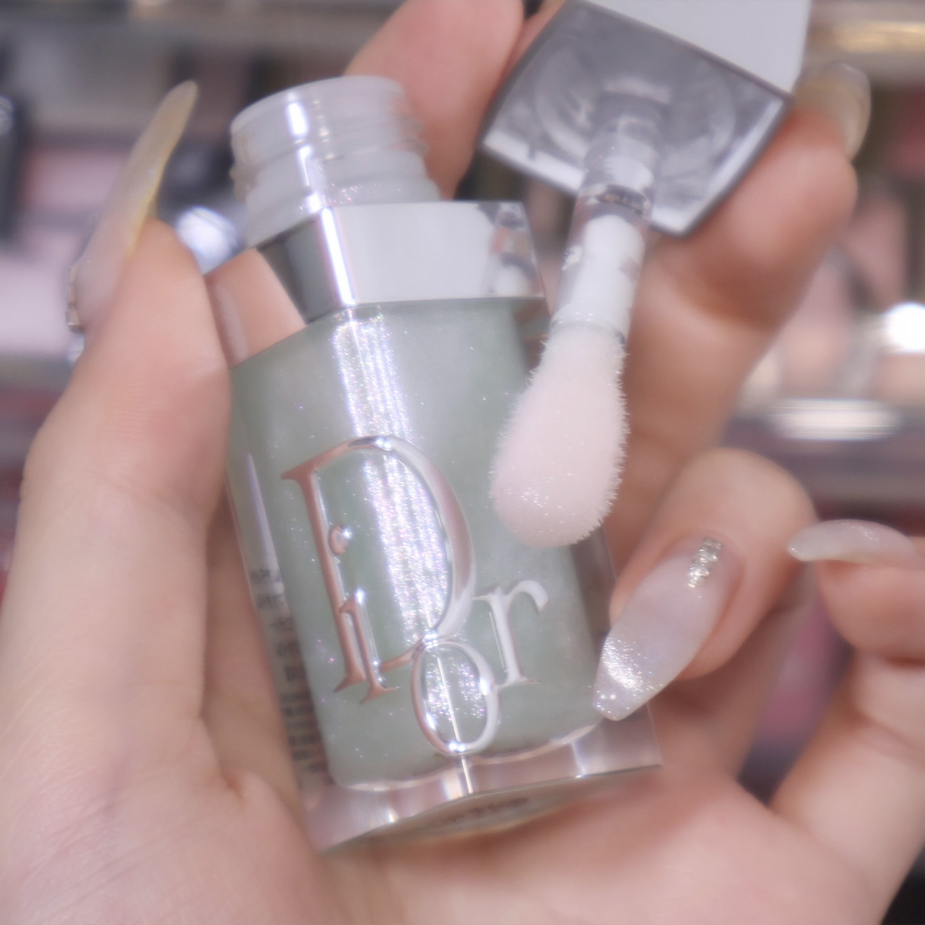 Diorのリップオイルきゃわ、、ミンティー♡