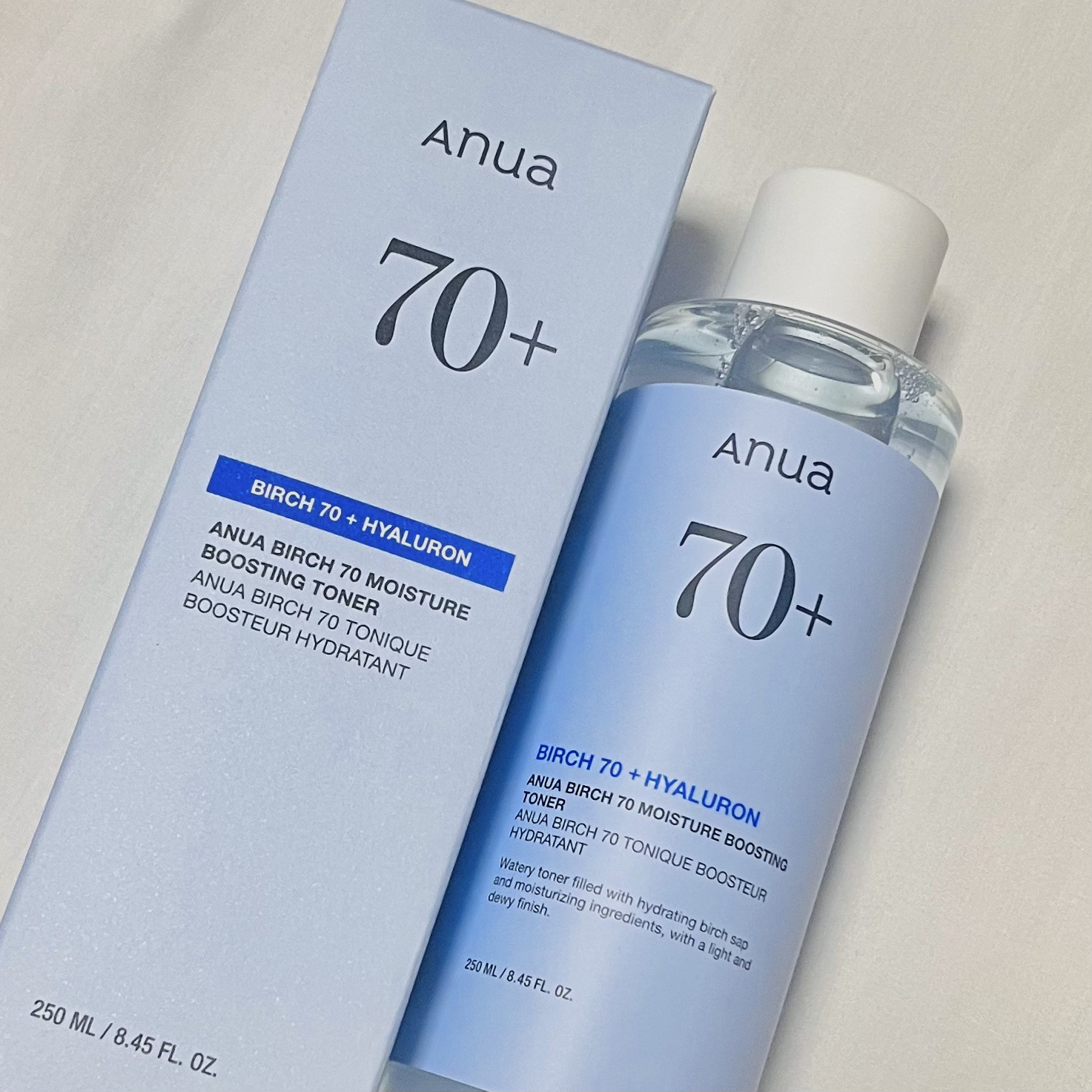 ♡Anua♡
シラカバ 70% 水分ブースティングトナー


Anuaのパックの使用感がお気に入り
だったので、前回のメガ割時にトナーを
購入してみました!🫧‪

[使用感･感想]

︎︎︎︎︎︎︎︎☑︎大容量だから思いっ切り使用出来る�