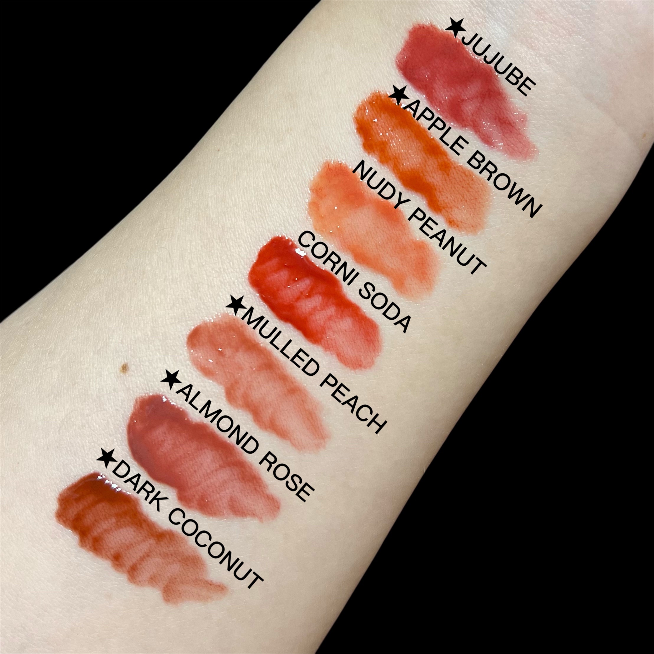 グラスティングウォーターグロス/rom&nd/リップグロスを使ったクチコミ（2枚目）