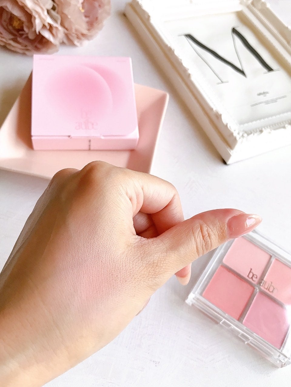 ミックスマッチチークパレット/be aube/パウダーチークを使ったクチコミ(9枚目)