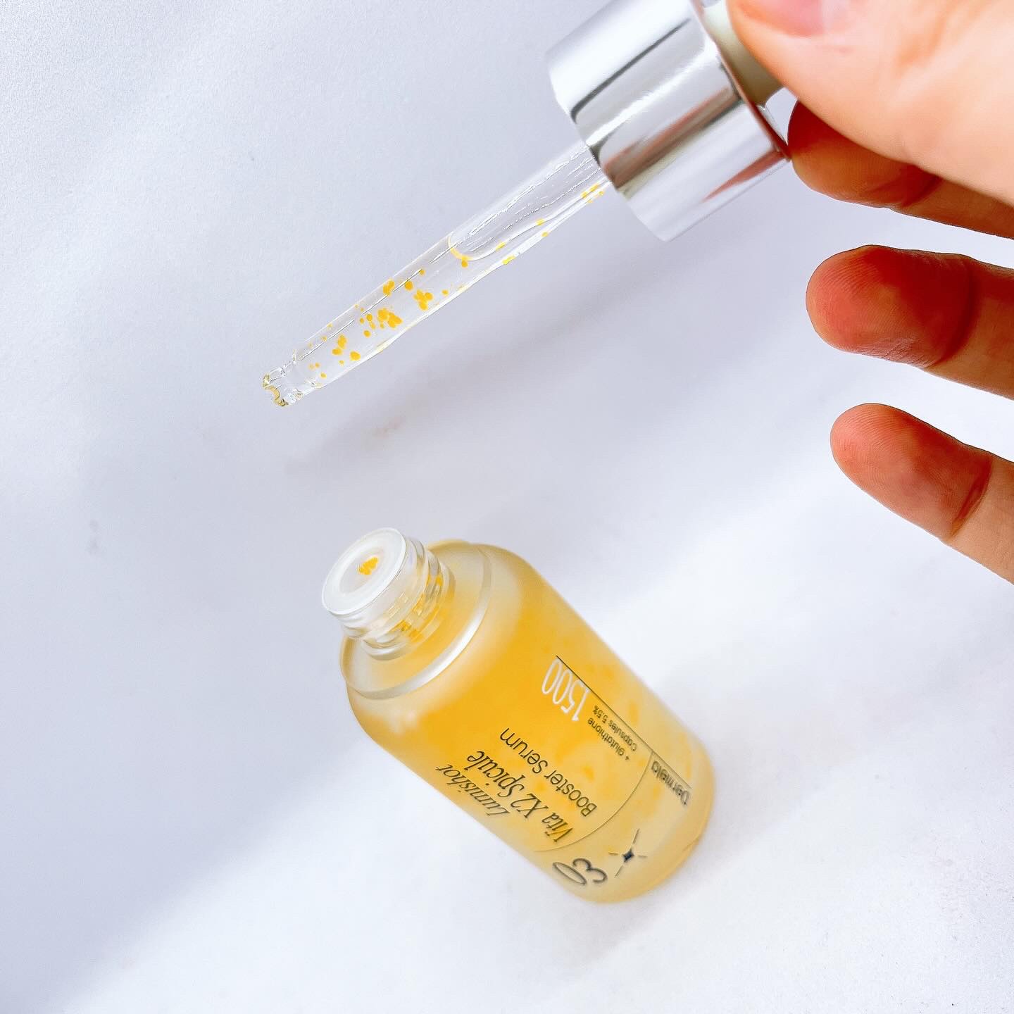 ダーメラ ルミショット・Wビタセラム/Dermela/美容液を使ったクチコミ（3枚目）