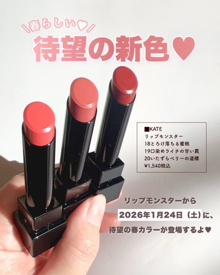 ケイト リップモンスター/KATE/口紅を使ったクチコミ(2枚目)