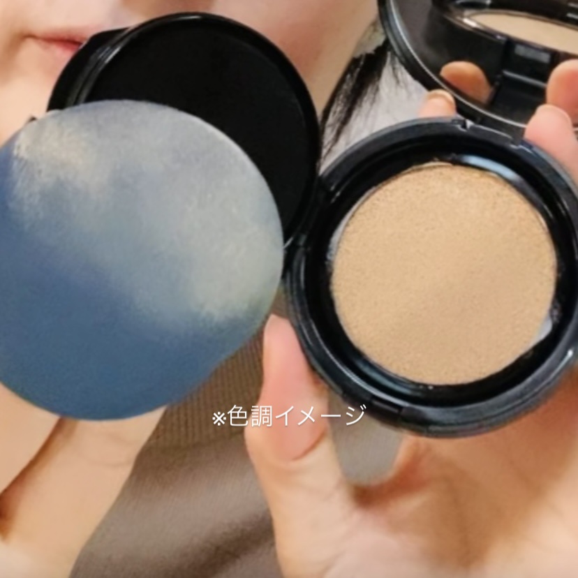 ベルベットジュエルクッション 10 ライト(ケース＋リフィル)/BIVABOO/クッションファンデーションを使ったクチコミ（2枚目）