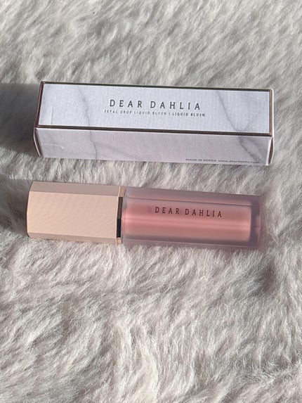 ペタルドロップリキッドブラッシャー/DEAR DAHLIA/リキッドチークを使ったクチコミ(1枚目)
