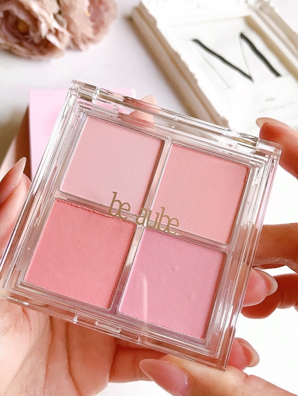 ミックスマッチチークパレット/be aube/パウダーチークを使ったクチコミ(4枚目)