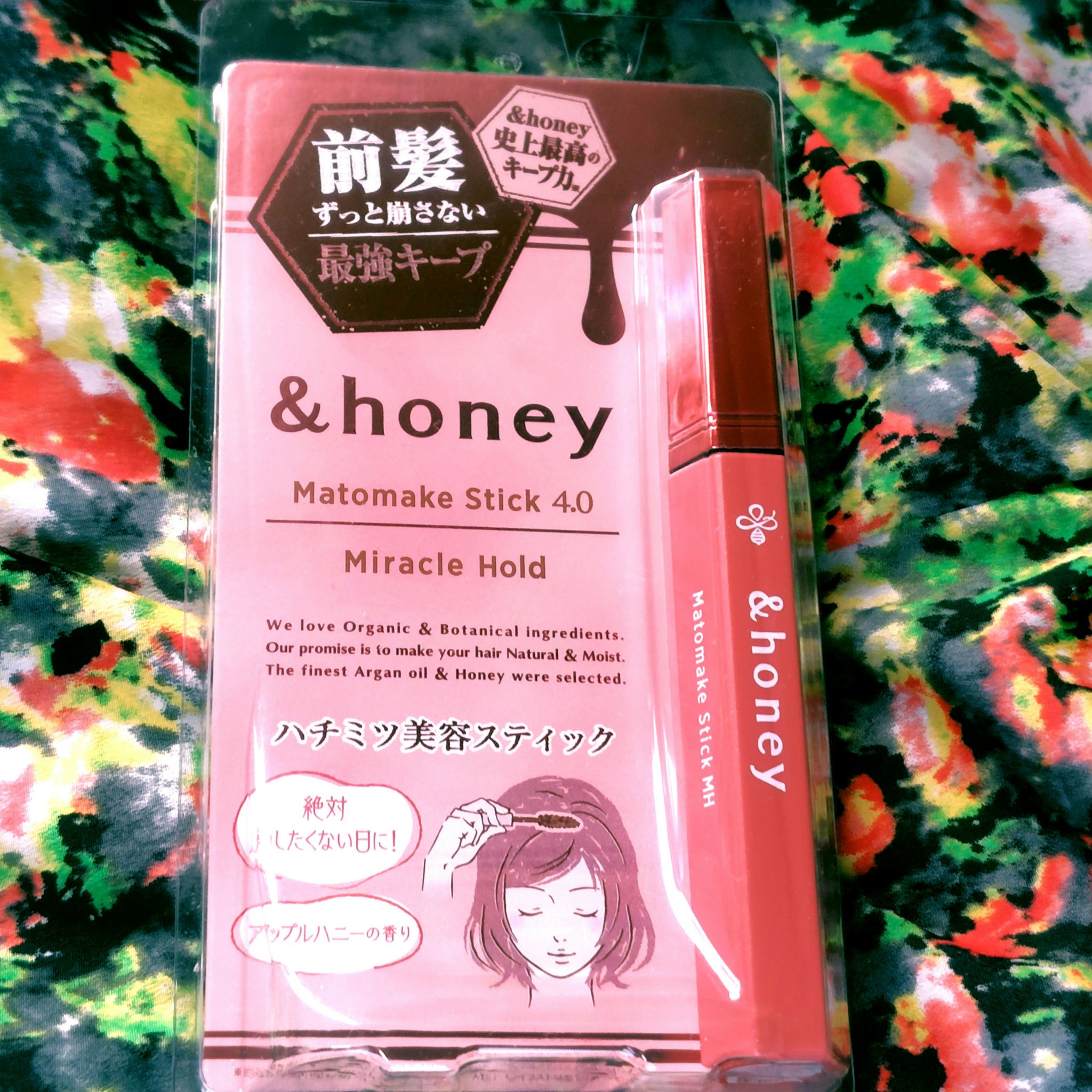 アンドハニー マトメイク スティック ミラクルホールド4.0/&honey/ヘアジェルを使ったクチコミ（1枚目）
