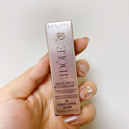 イドル リップ バターグロウ/LANCOME/口紅を使ったクチコミ(5枚目)