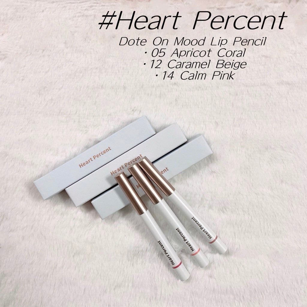 ドットオンムードリップペンシル/Heart Percent/リップライナーを使ったクチコミ（1枚目）