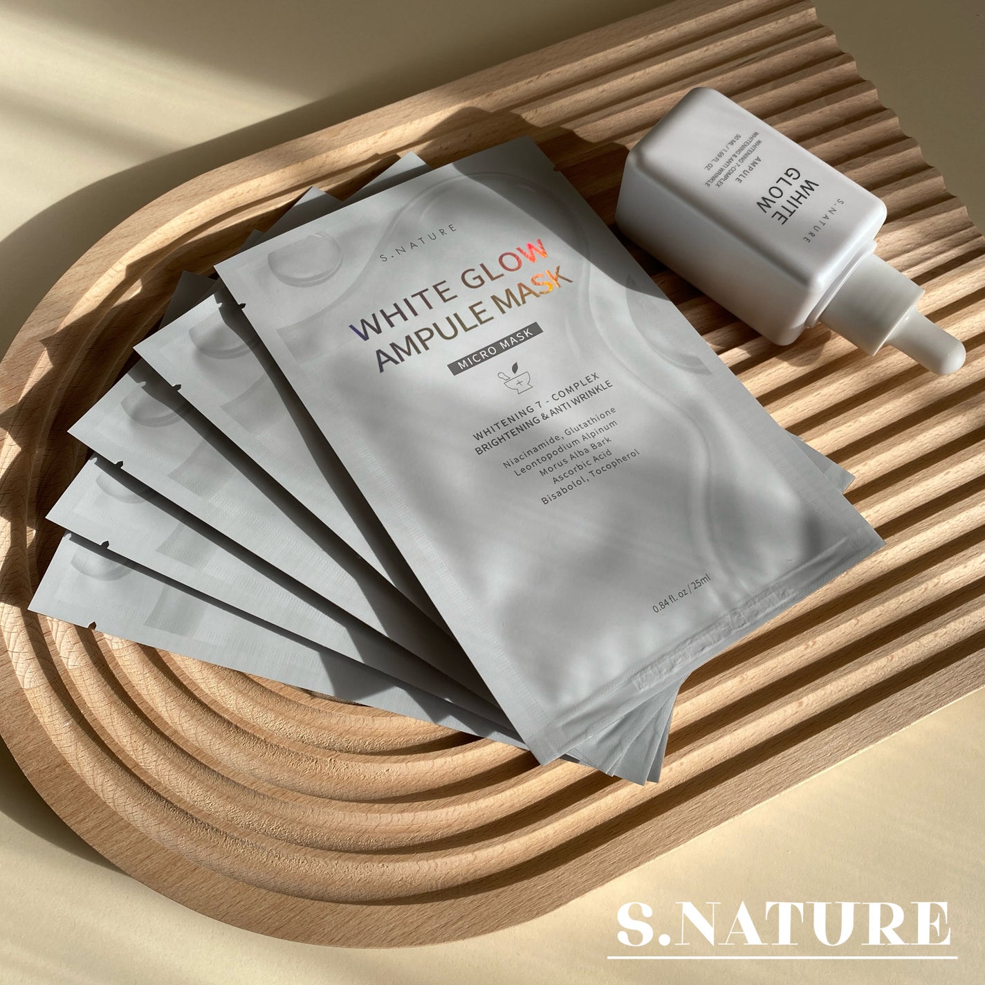 ホワイトグロウアンプルマスク/S.NATURE/シートマスク・パックを使ったクチコミ(1枚目)