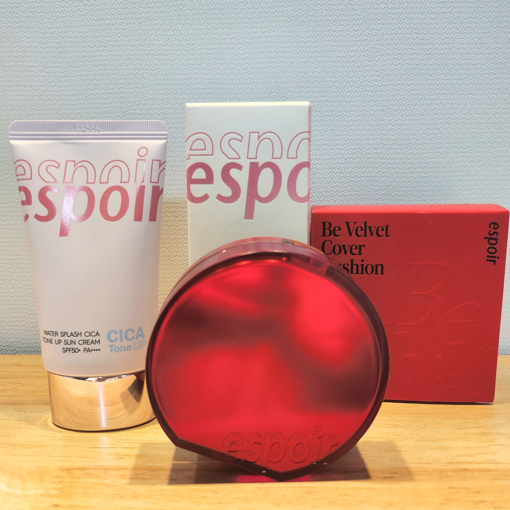 ウォータースプラッシュシカトーンアップクリーム/espoir/化粧下地を使ったクチコミ（1枚目）