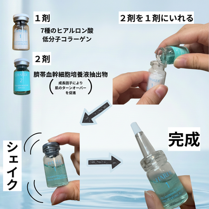 クラウドアンプル 1week キット/CHARDE/美容液を使ったクチコミ(2枚目)