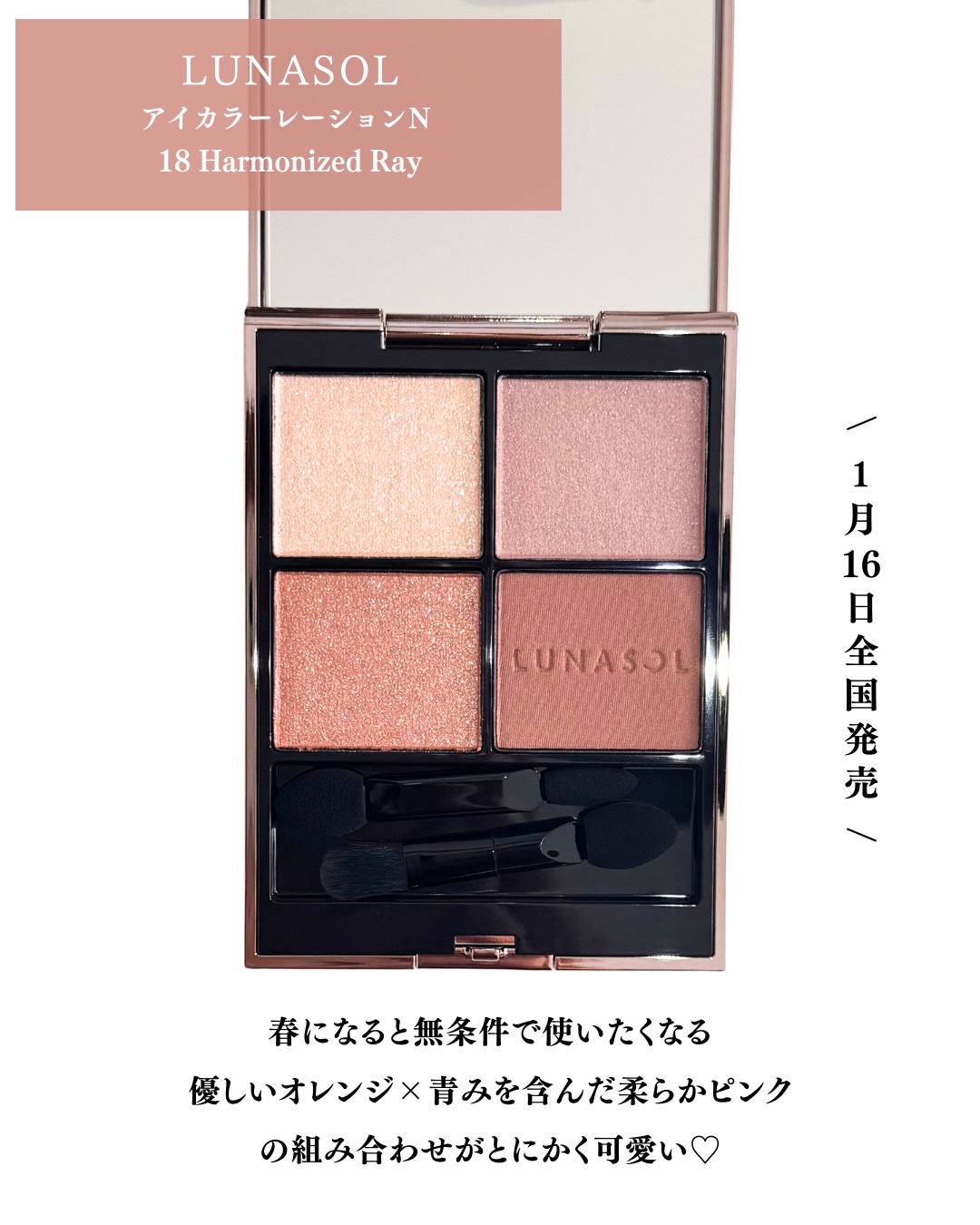 ルナソル アイカラーレーションN/LUNASOL/アイシャドウパレットを使ったクチコミ（2枚目）