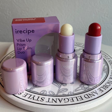 バイブアップライン リップバーム デュオセット/irecipe/メイクアップキットを使ったクチコミ(2枚目)